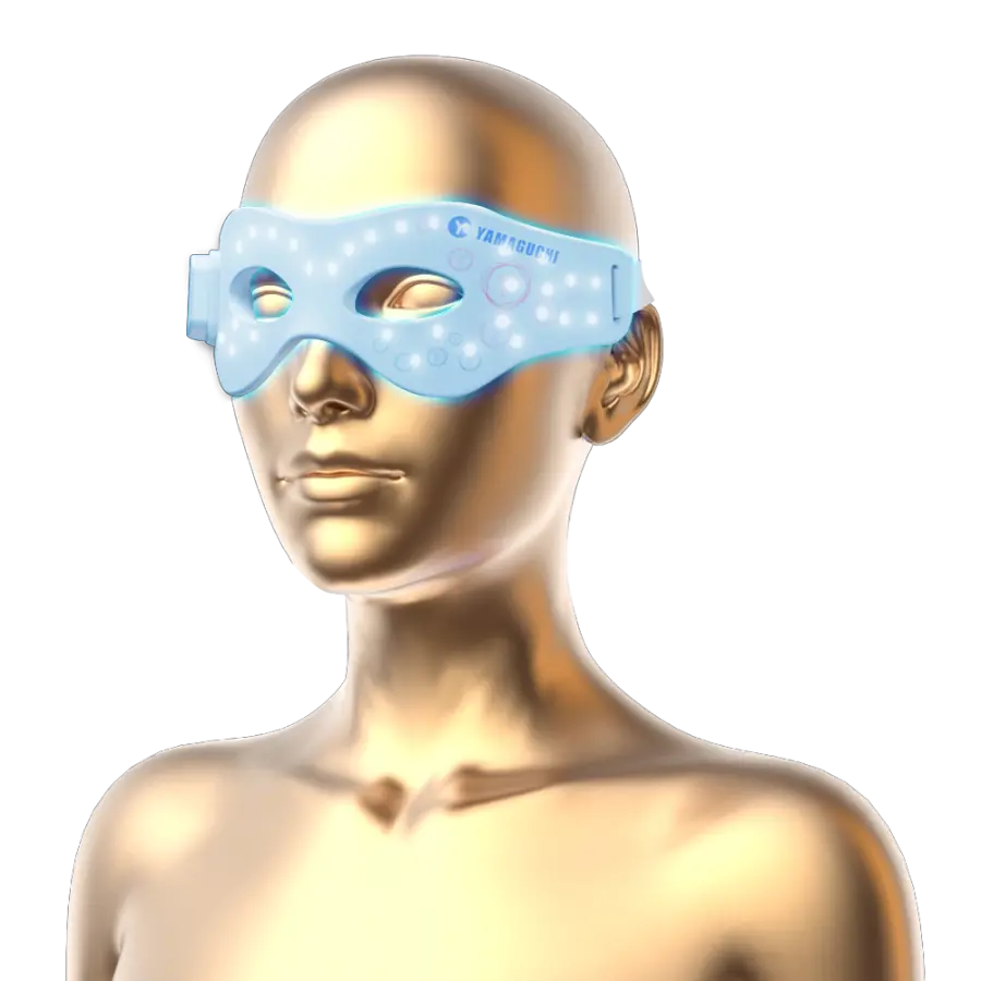 Силиконовая маска для фотоомоложения кожи вокруг глаз Yamaguchi LED Light Eye Mask